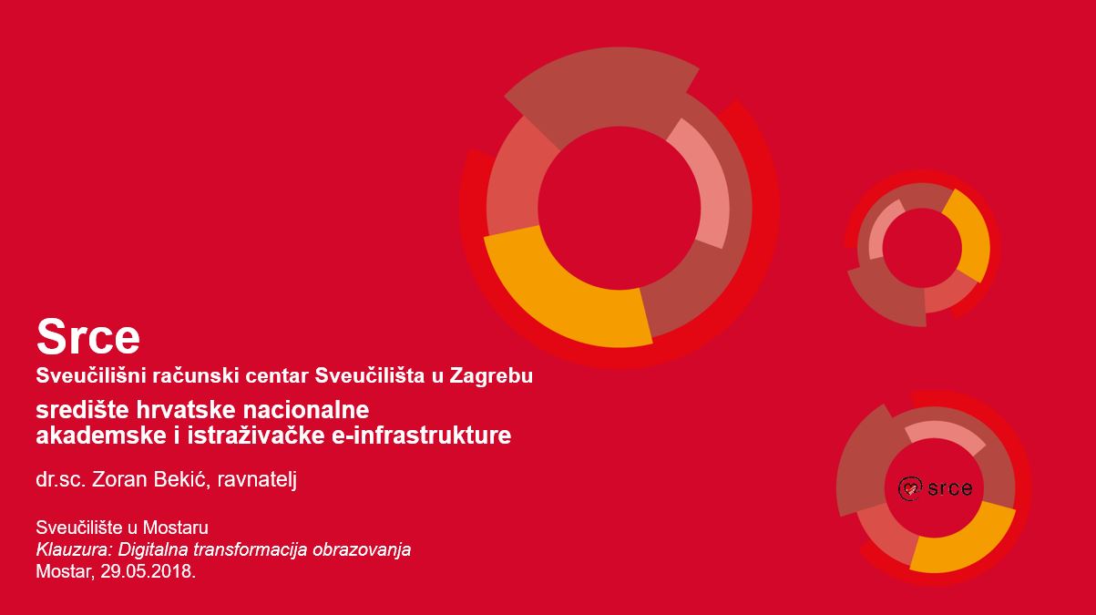 Srce : Sveučilišni računski centar Sveučilišta u Zagrebu : središte hrvatske nacionalne akademske i istraživačke e-infrastrukture