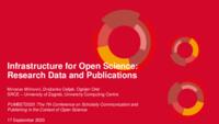 Infrastructure for Open Science : Research Data and Publications