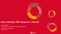 Baza sadržaja- H5P integriran u Moodle