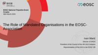 The Role of Mandated Organisations in the EOSC-Association