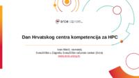 Dan Hrvatskog centra kompetencija za HPC