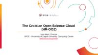 The Croatian Open Science Cloud (HR-OOZ)