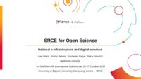 SRCE for Open Science : National e-infrastructure and digital services