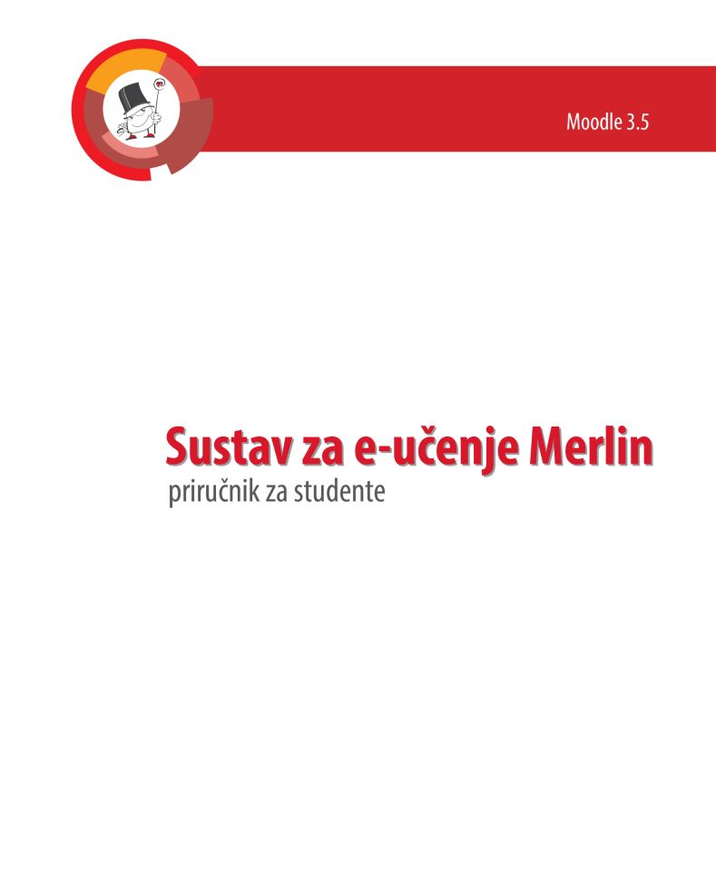 prikaz prve stranice dokumenta Sustav za učenje Merlin: priručnik za studente