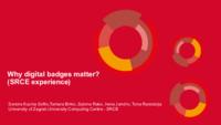 prikaz prve stranice dokumenta Why digital badges matter? : SRCE experience
