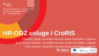 prikaz prve stranice dokumenta HR-OOZ usluge i CroRIS