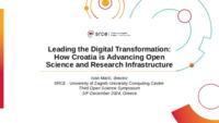 prikaz prve stranice dokumenta Leading the Digital Transformation: How Croatia is Advancing Open Science and Research Infrastructure